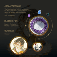 I-load ang larawan sa Gallery viewer, Acalā Vidyārāja Clarity & Determination Amethyst Bracelet