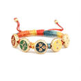 I-load ang larawan sa Gallery viewer, Five Jambhalas Tibetan Prosperity Woven Bracelet