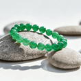 I-load ang larawan sa Gallery viewer, Manjushri Wisdom & Clarity Green Agate Bracelet