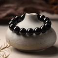 I-load ang larawan sa Gallery viewer, Dainichi Nyorai Inner Sun Black Onyx Bracelet