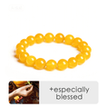 I-load ang larawan sa Gallery viewer, Manjushri Radiant Wisdom&Academic Grow Yellow Agate Bracelet