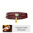 I-load ang larawan sa Gallery viewer, Amitābha Peace & Clarity Agate Bracelet
