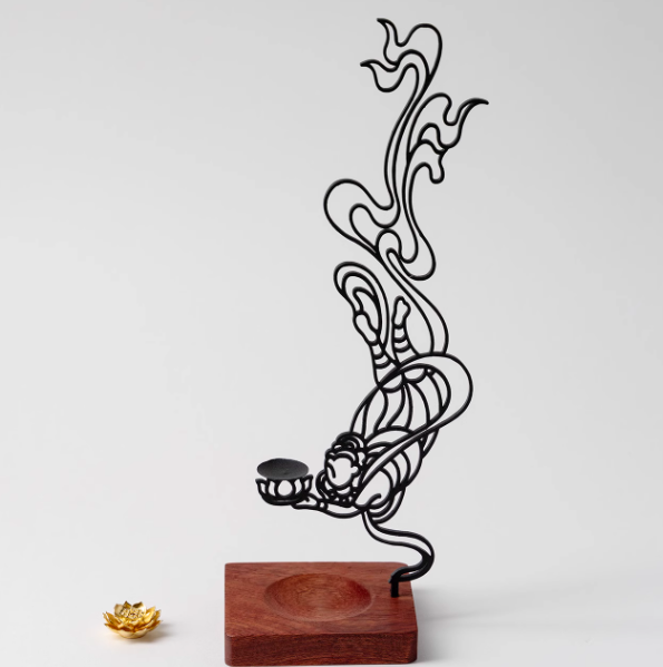 Flying Apsaras Dunhuang Incense Holder