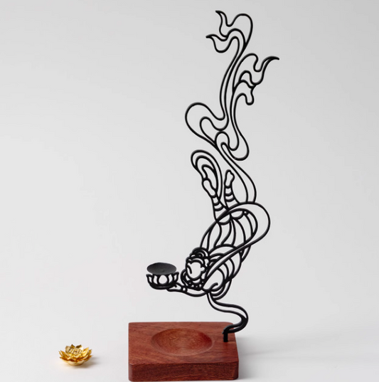Flying Apsaras Dunhuang Incense Holder