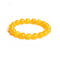 I-load ang larawan sa Gallery viewer, Manjushri Radiant Wisdom&Academic Grow Yellow Agate Bracelet
