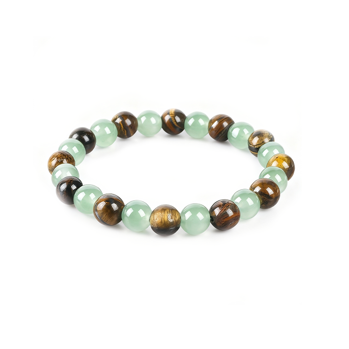 Manjushri Wisdom & Wealth Aventurine Bracelet