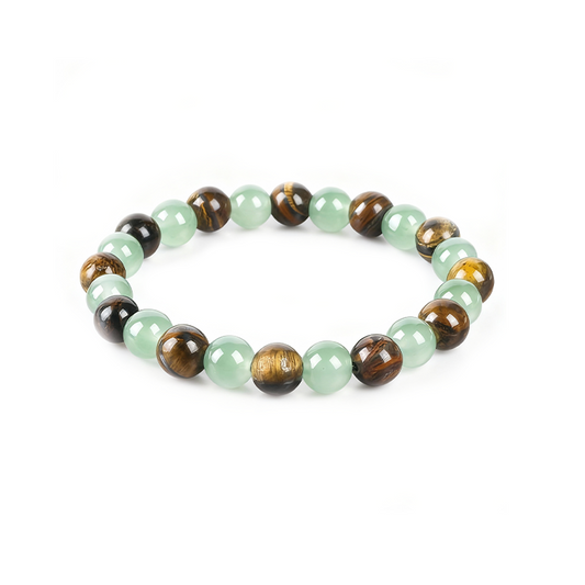 Manjushri Wisdom & Wealth Aventurine Bracelet