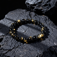 I-load ang larawan sa Gallery viewer, Acalā Vidyārāja Courage & Protection Golden Obsidian Bracelet
