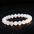 I-load ang larawan sa Gallery viewer, Mahasthamaprapta Strength & Clarity White Chalcedony Bracelet
