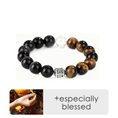 I-load ang larawan sa Gallery viewer, Dainichi Nyorai Supreme Insight Tiger Eye Bracelet
